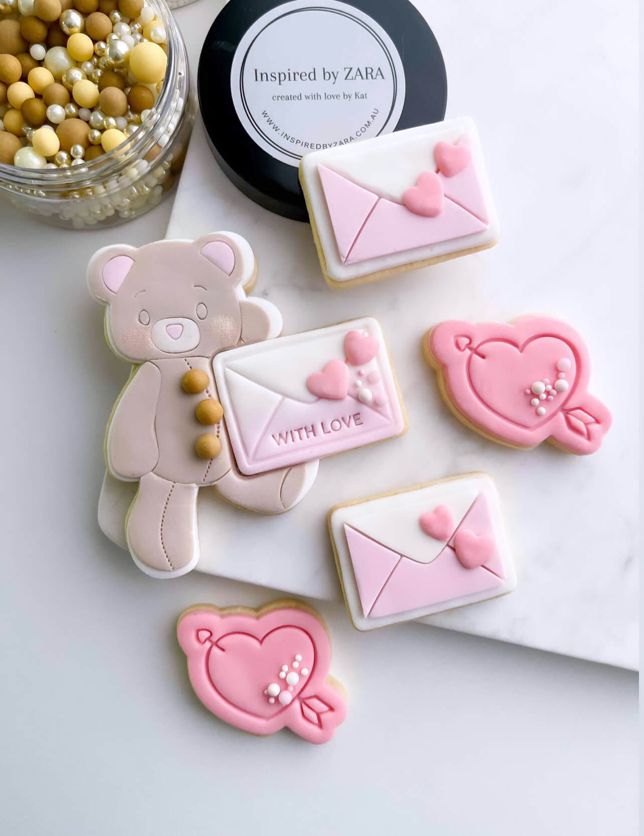 Hearts Silicone Mould - Silicone Baking Moulds