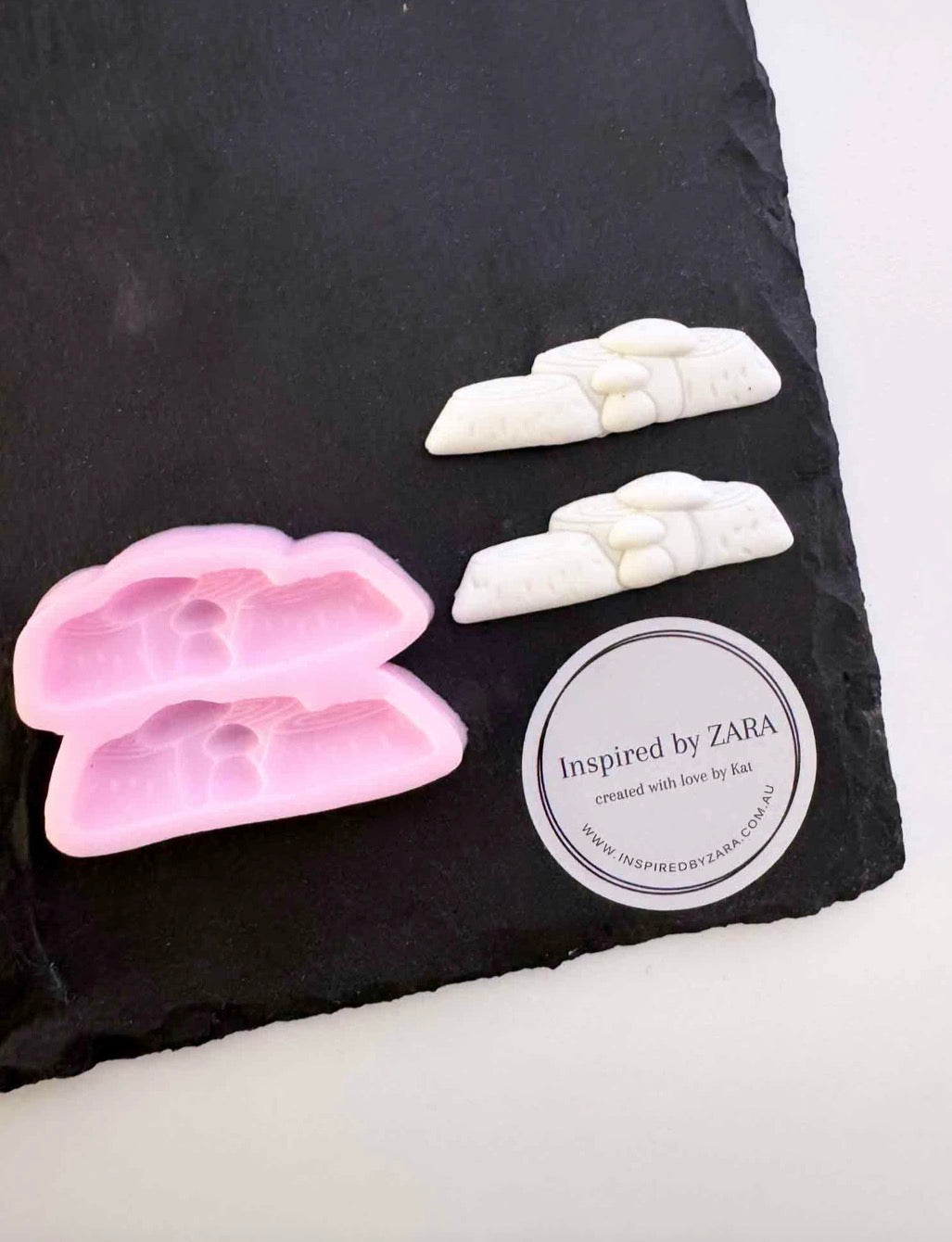 Log and Mushroom Silicone Mould