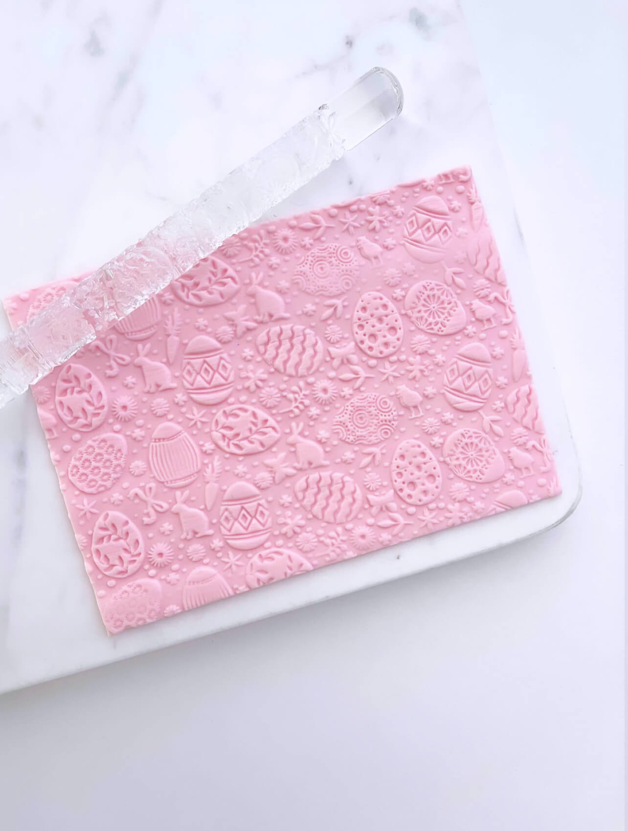 Acrylic Rolling Pin - Easter Garden - Baking Rolling Pins