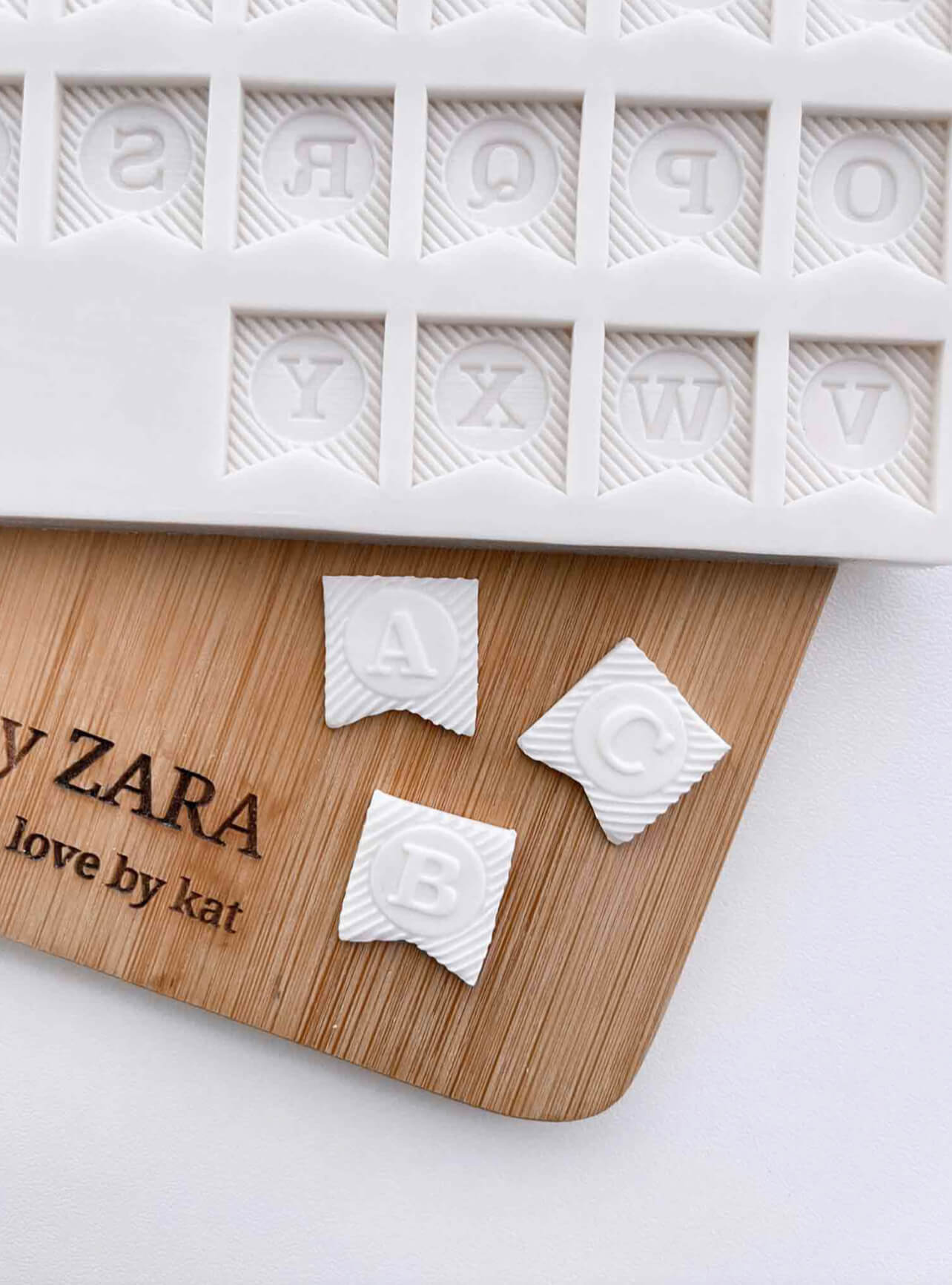Alphabet Bunting Silicone Mould - Silicone Baking Moulds
