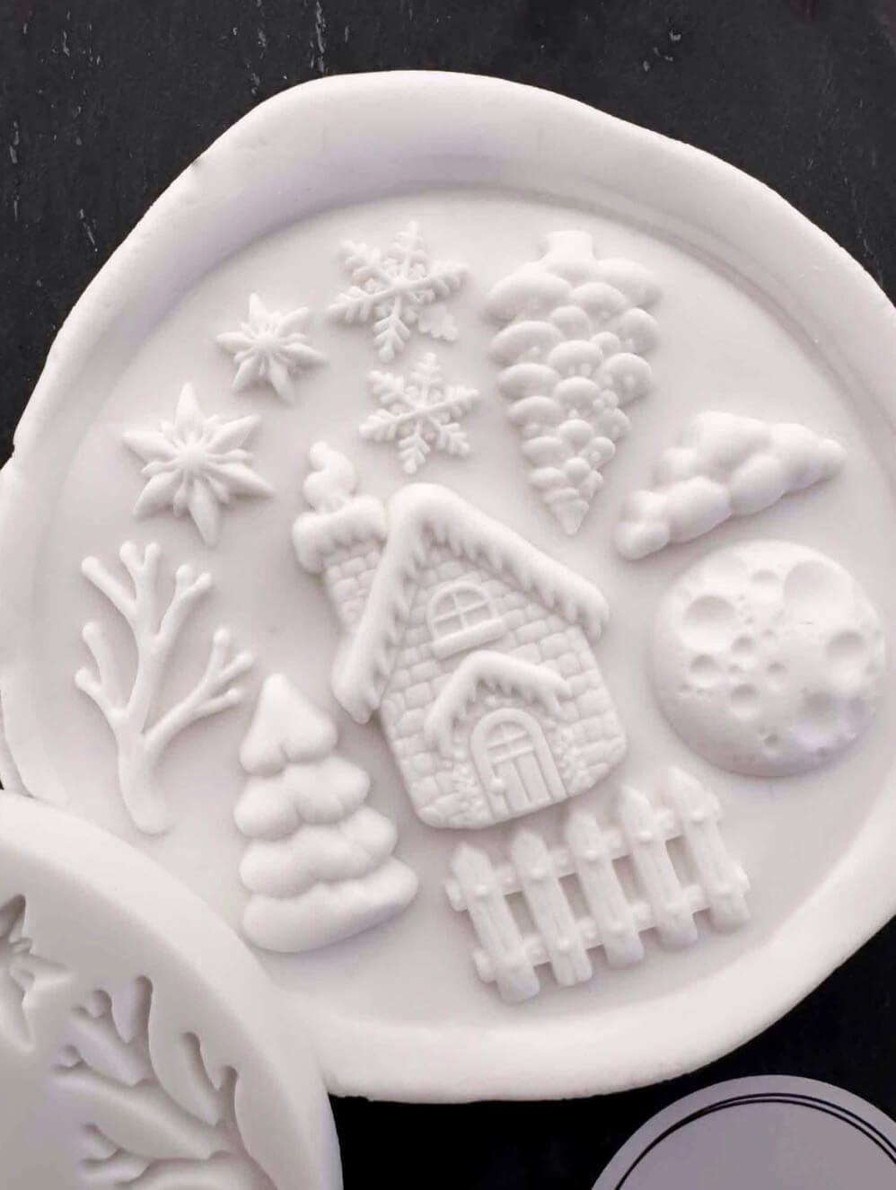 Snowy Christmas Silicone Mould