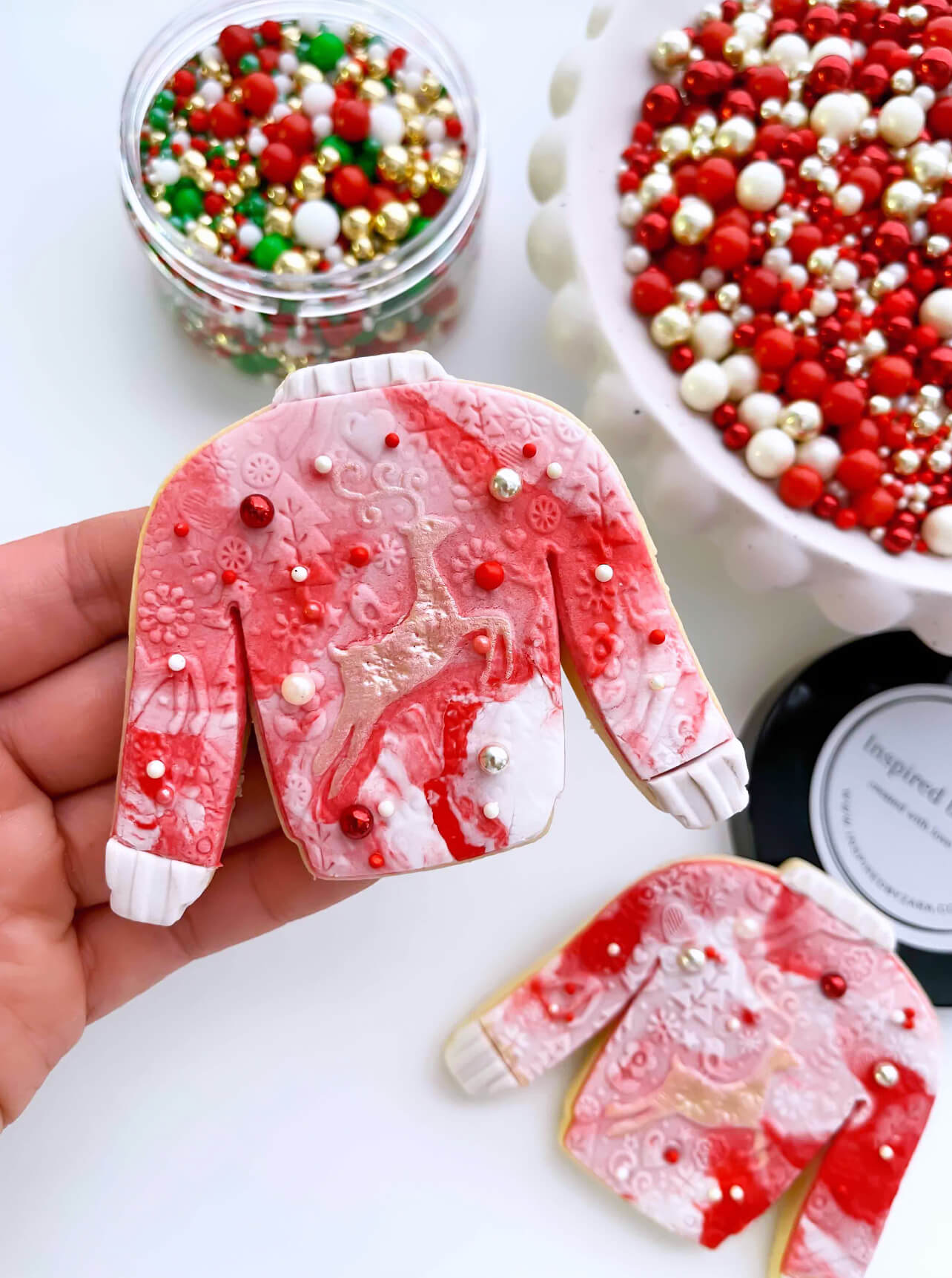 Acrylic Rolling Pin - Woodland Deer - Baking Rolling Pins