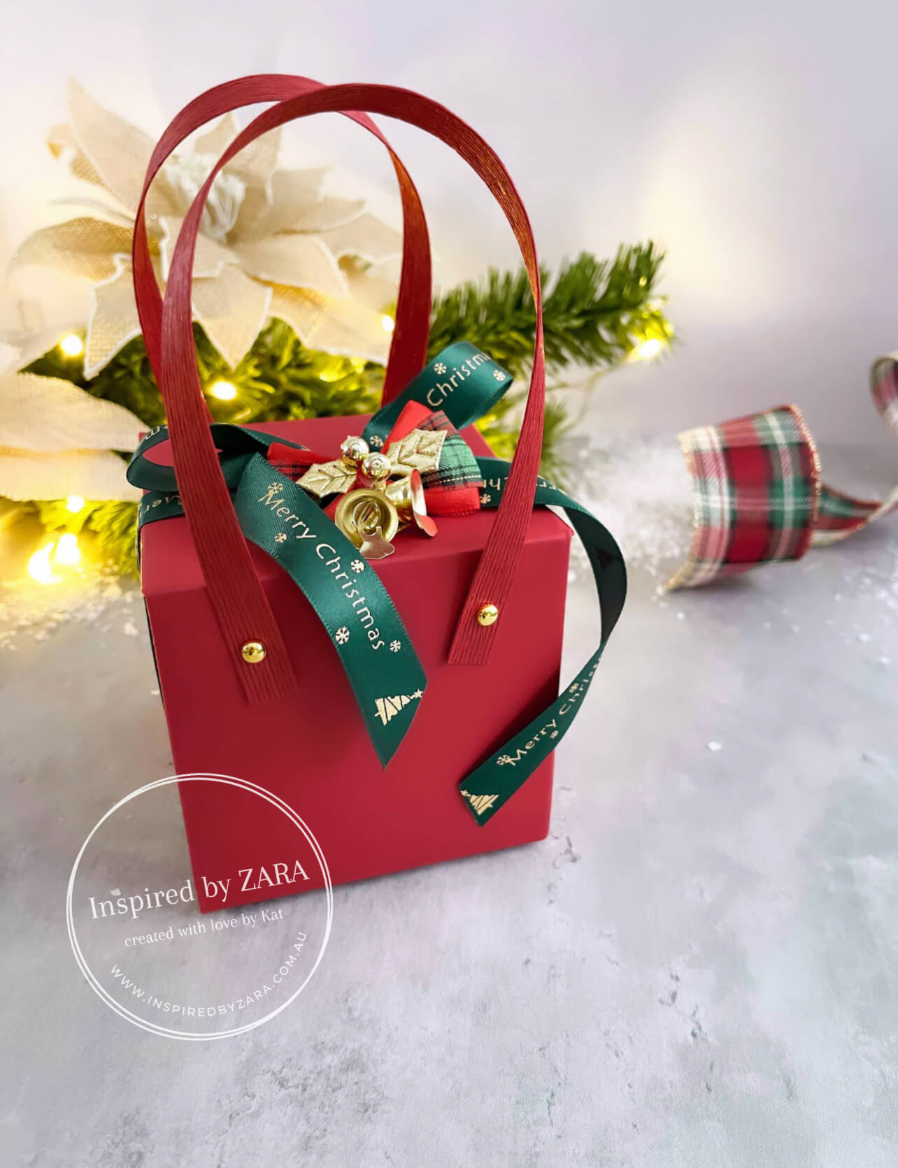 Christmas Square Gift Boxes - Baking Packaging