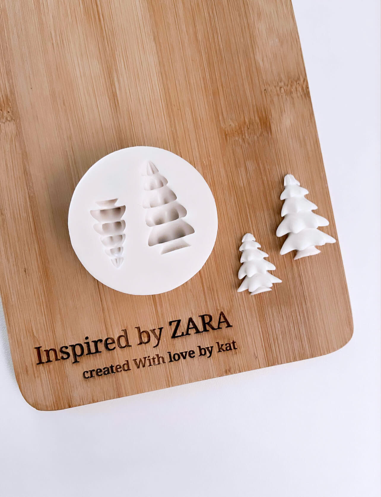 Dual Christmas tree Silicone Mould - Silicone Baking Moulds