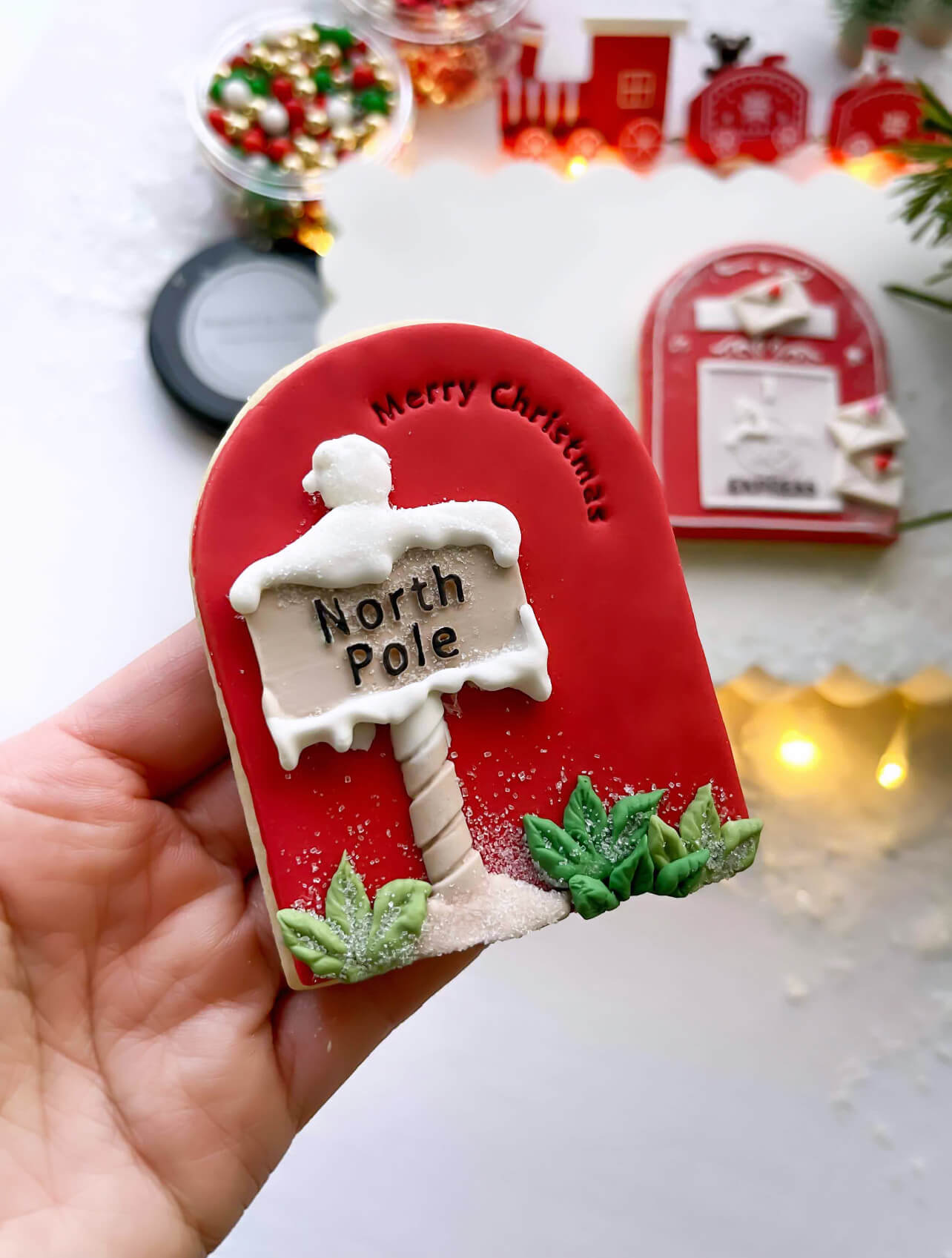 Christmas Sign Post Silicone Mould