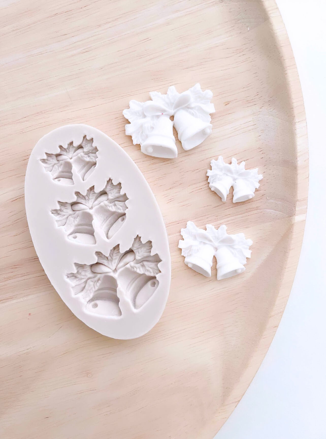3 Sizes Christmas Bells Silicone Mould - Silicone Baking Moulds