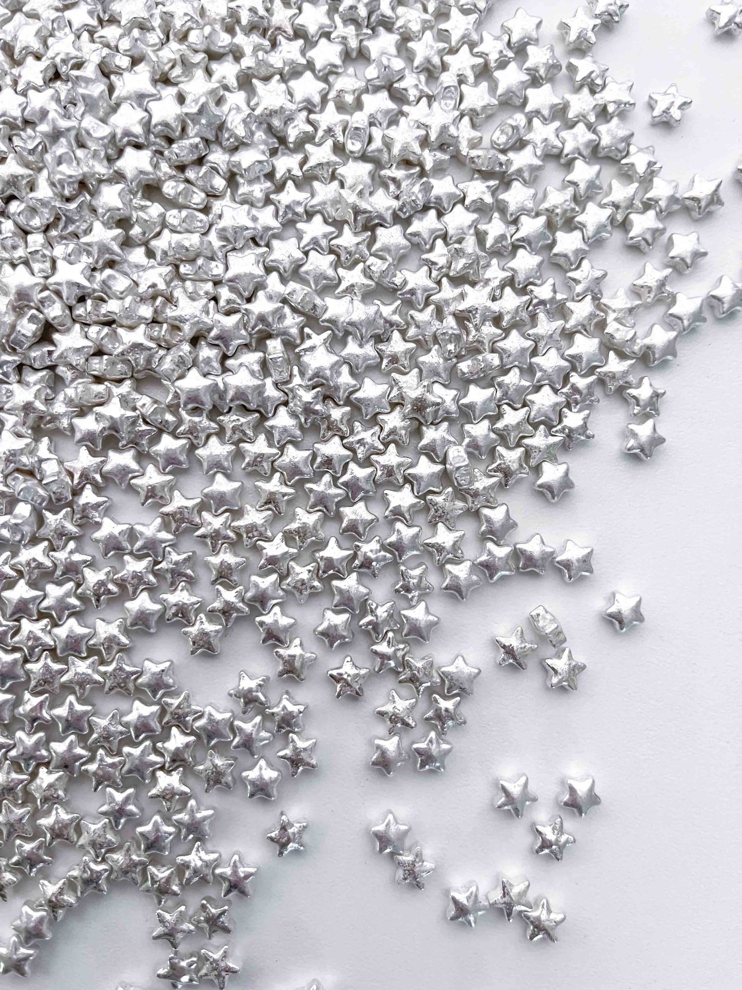 Mini Silver Stars - 50g - Sprinkles