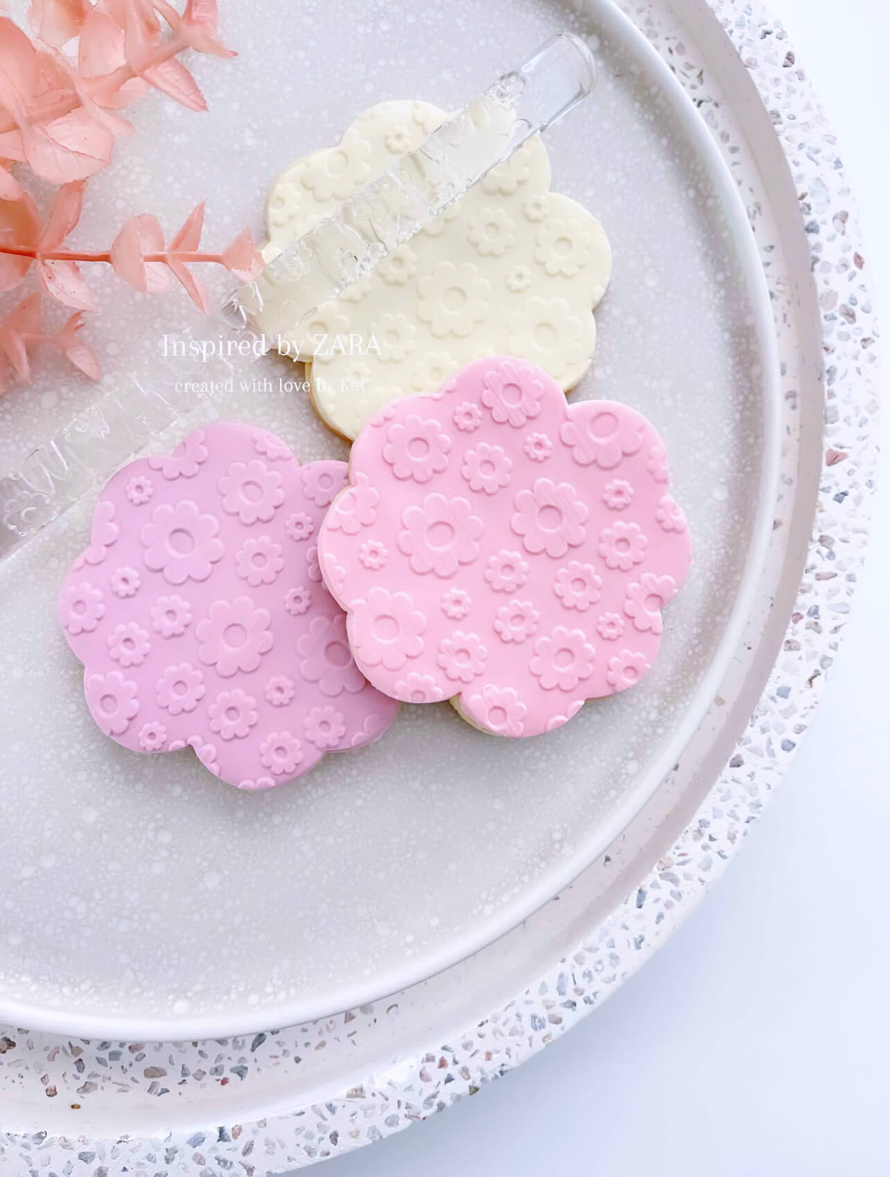 Acrylic Rolling Pin - Sweet Daisies - Cookie Decorating Kits