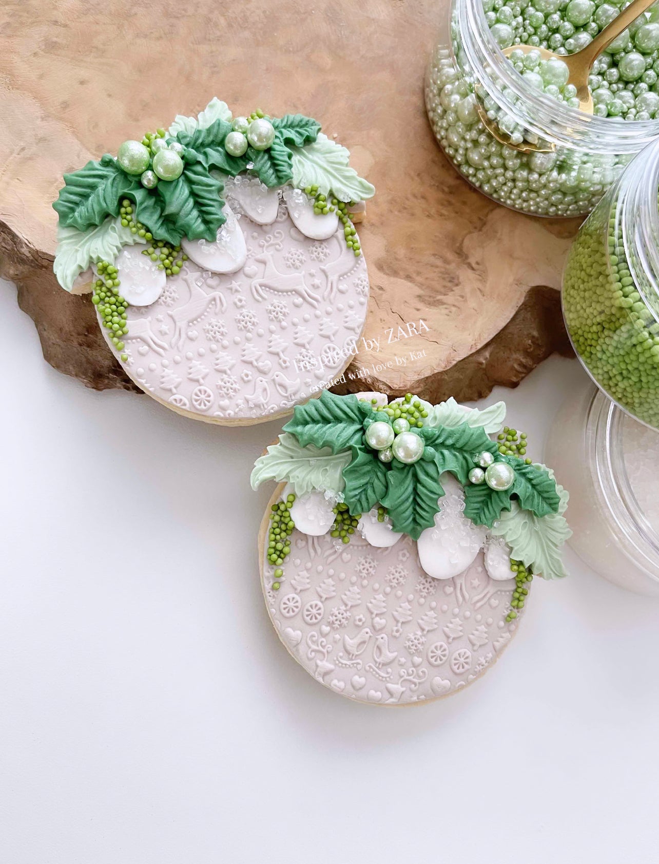 Acrylic Rolling Pin - Christmas Sweater - Cookie Decorating Kits