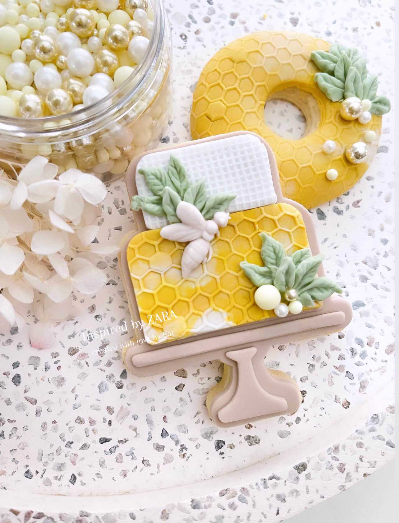 Acrylic Rolling Pin - Honeycomb - Cookie Decorating Kits