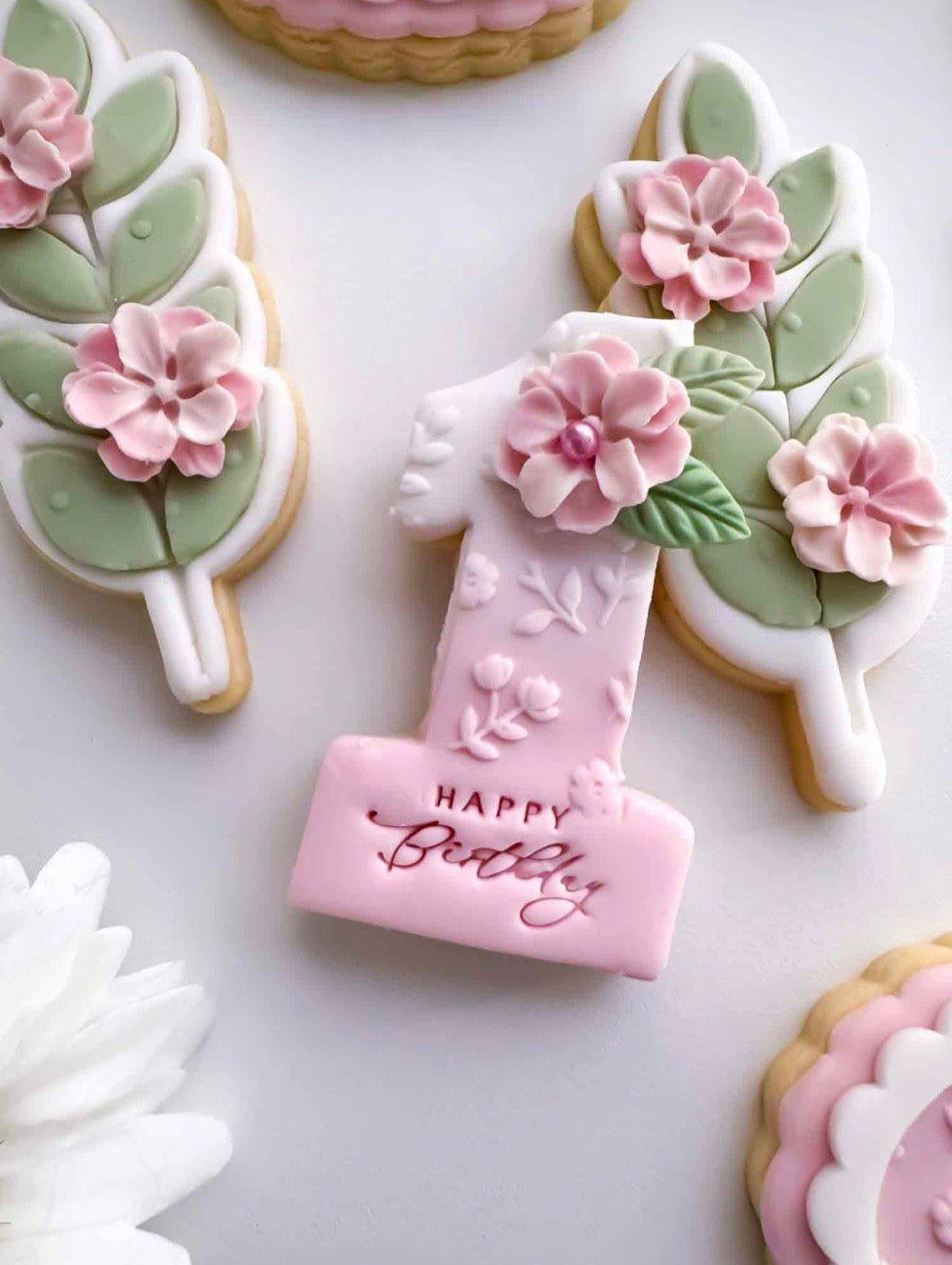 Acrylic Rolling Pin - Spring Time