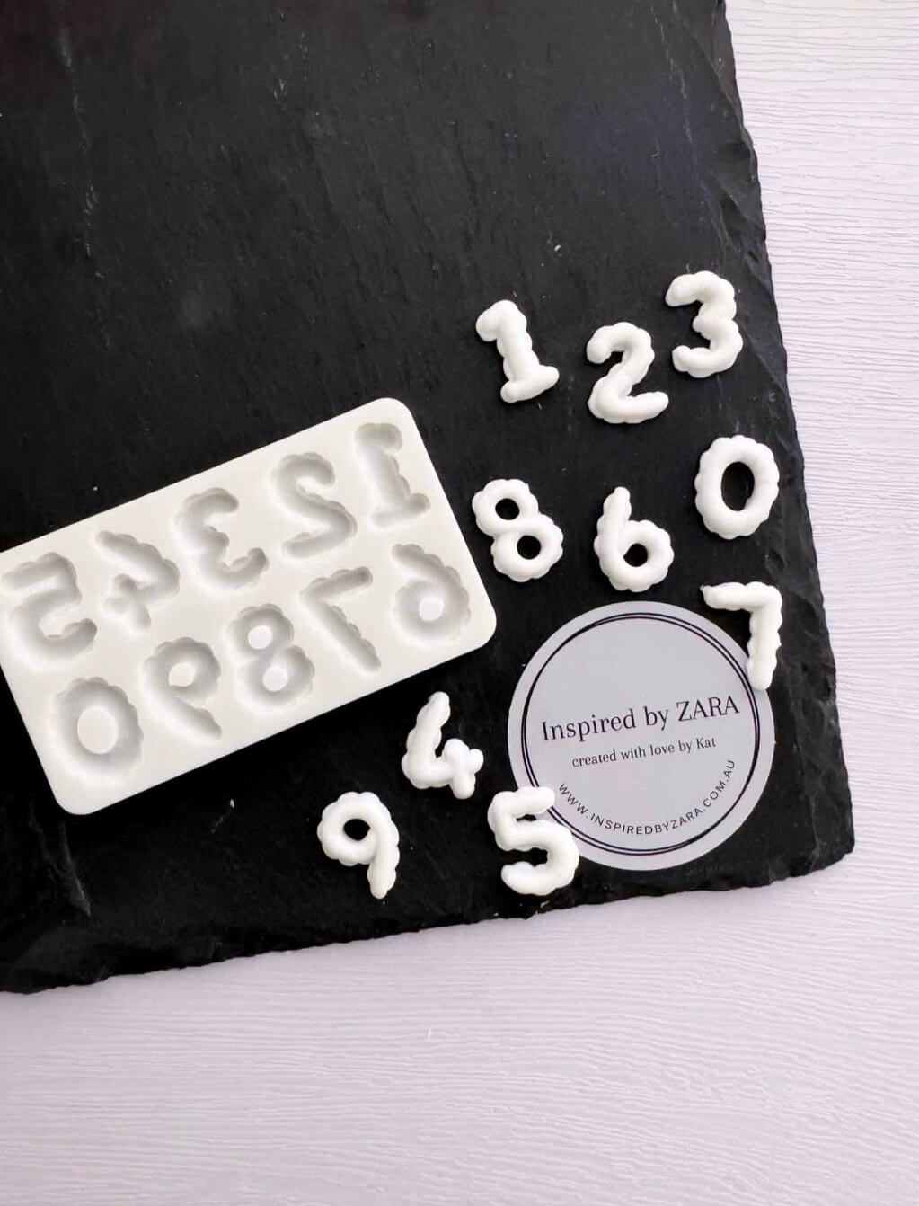 Small Number Balloon Silicone Mould