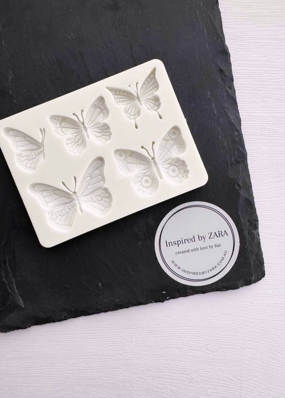 5 Detailed Butterflies Silicone Mould