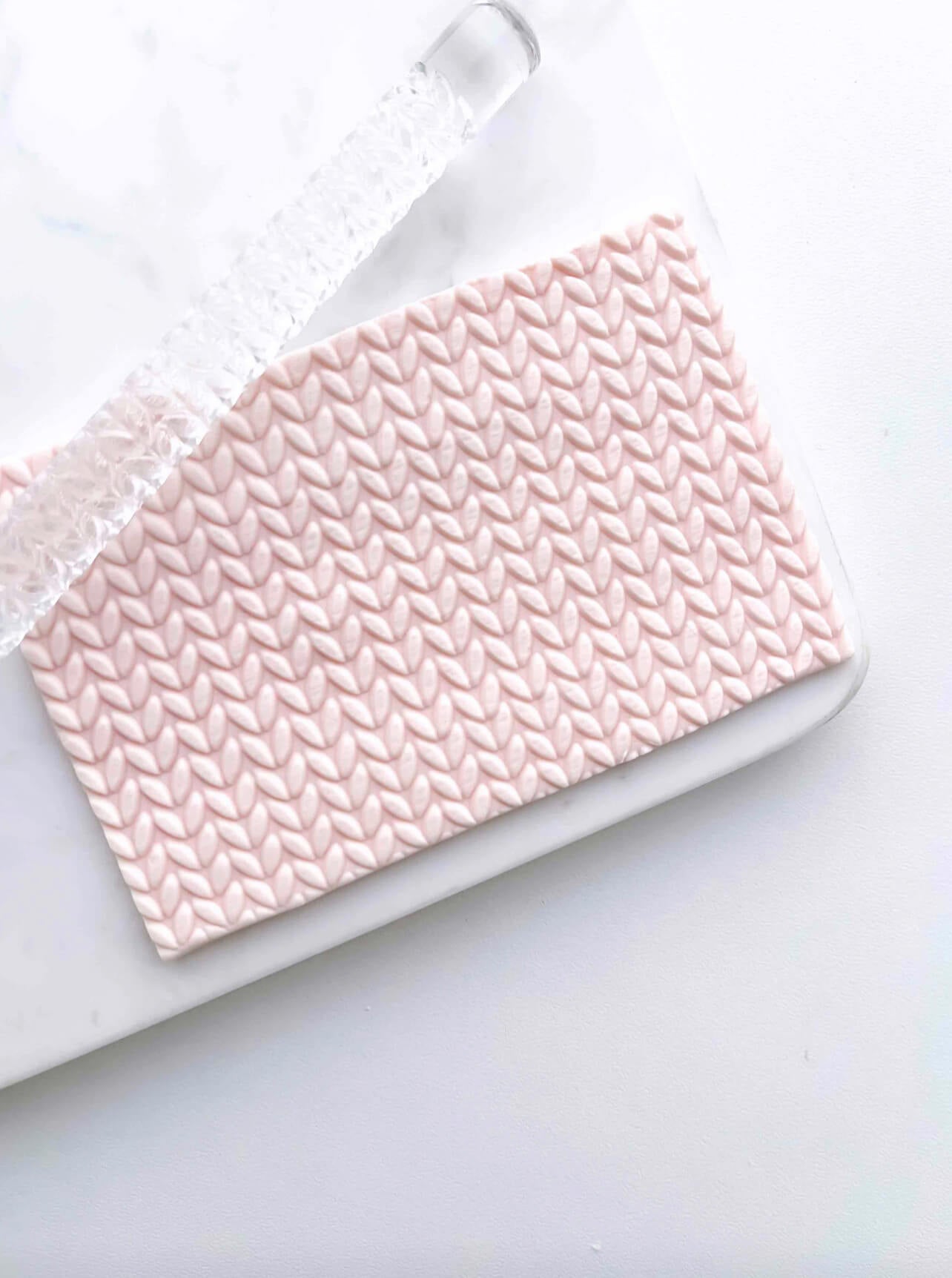 Acrylic Rolling Pin - Fine Knit