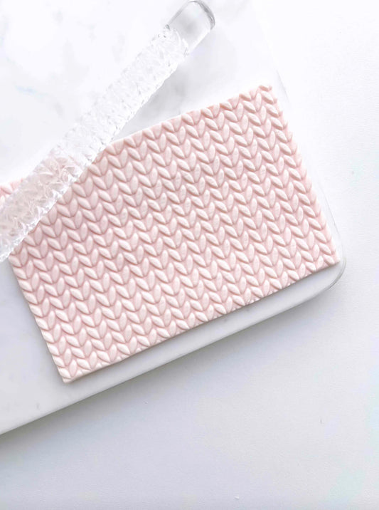 Acrylic Rolling Pin - Fine Knit