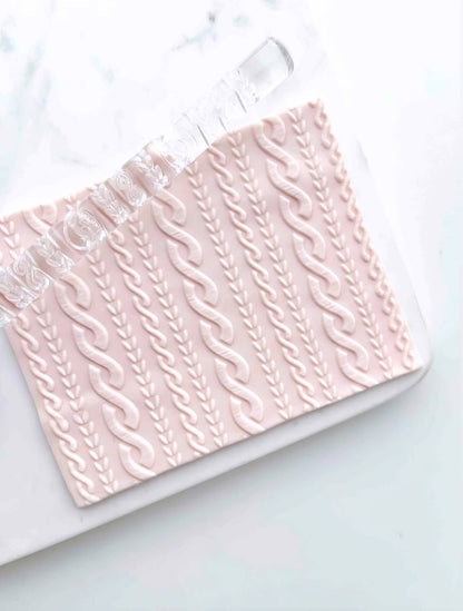 Acrylic Rolling Pin - Cozy Knit