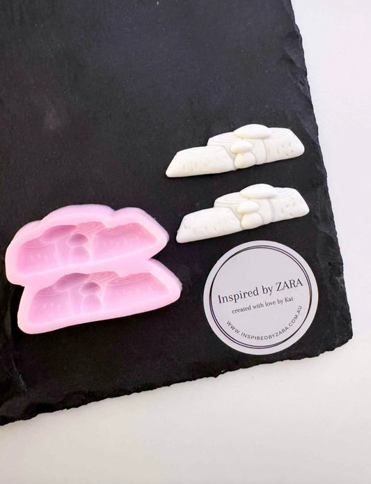 Log and Mushroom Silicone Mould