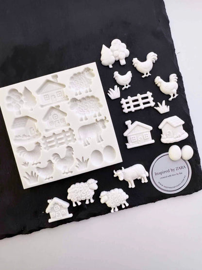 Farm Theme Silicone Mould
