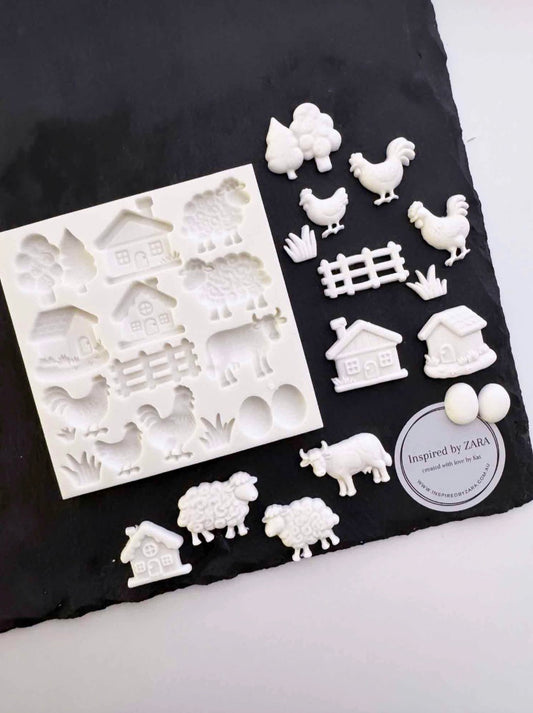 Farm Theme Silicone Mould