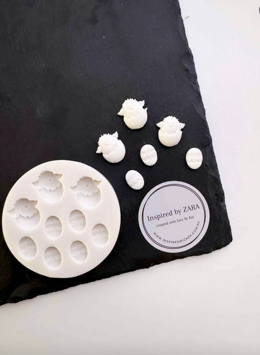 Chicken and Eggs Silicone Mould