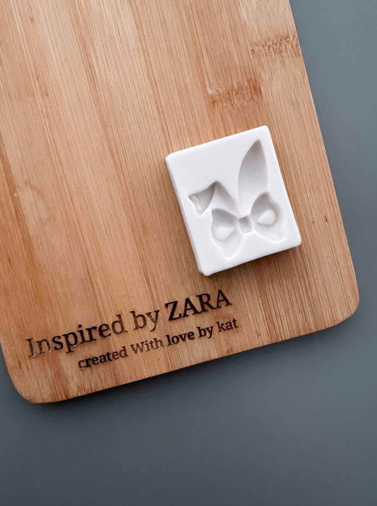 Bunny Ear with Bow Silicone Mould