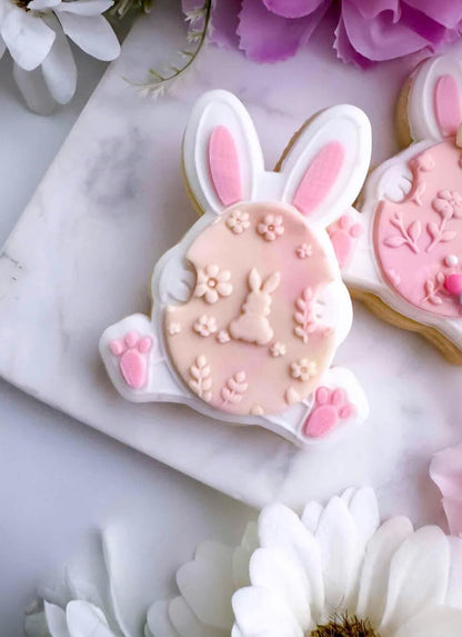 Acrylic Rolling Pin - Bunnies and Bows