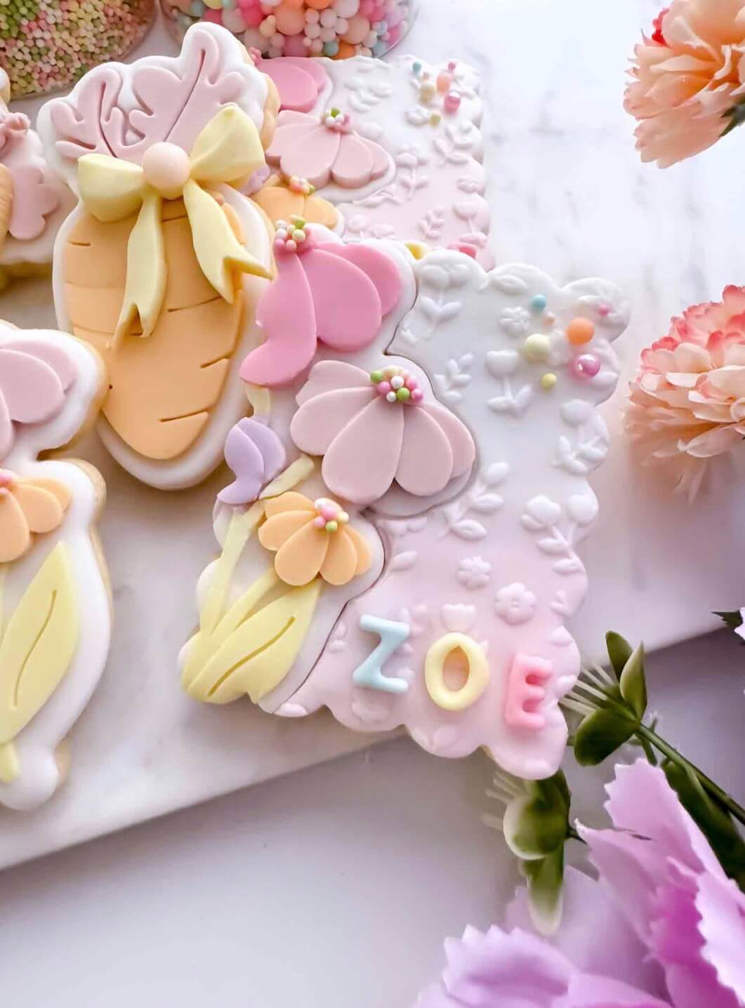 Acrylic Rolling Pin - Spring Time