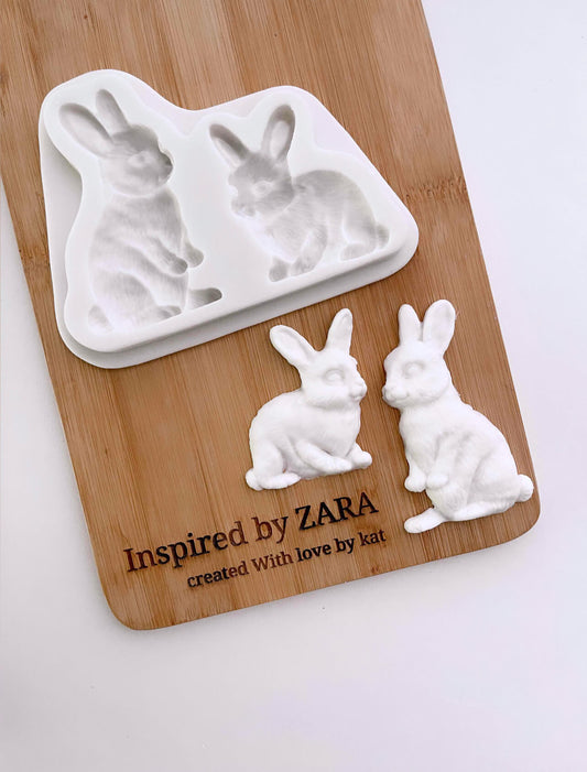 2 Bunnies Silicone Mould