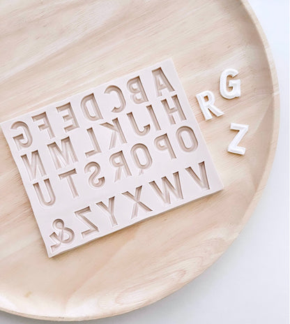 Alphabet Silicone Mould - Silicone Baking Moulds