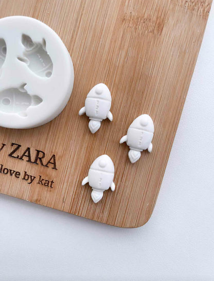 Rocket Ship Silicone Mould - Silicone Baking Moulds