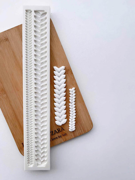Leaf Border Silicone Mould - Silicone Baking Moulds