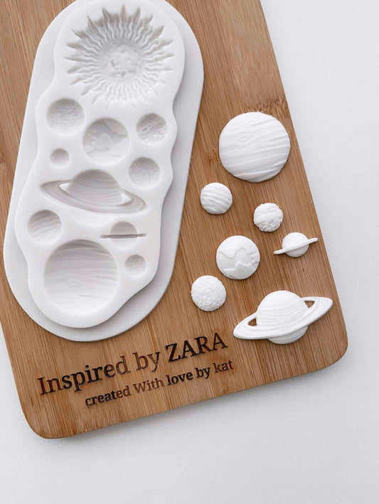 Planets and Sun Silicone Mould - Silicone Baking Moulds