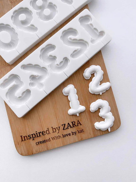 Number Balloons Silicone Mould - Silicone Baking Moulds