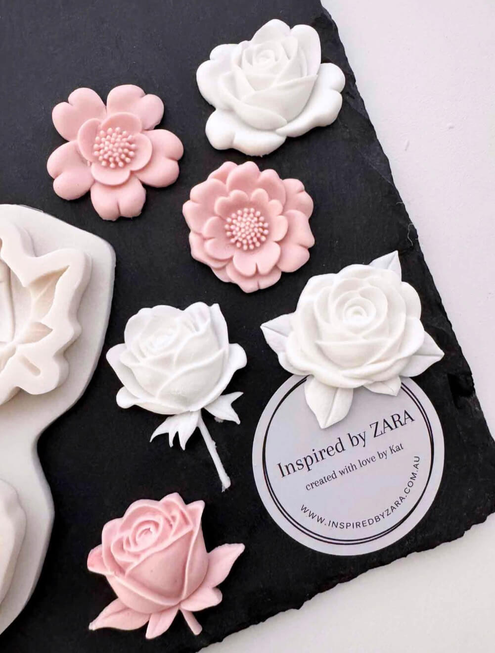 Assorted Flower Heads Silicone Mould