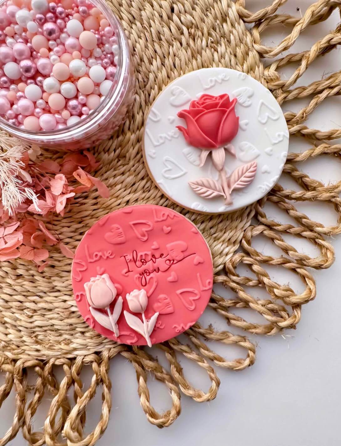 Acrylic Rolling Pin - Love