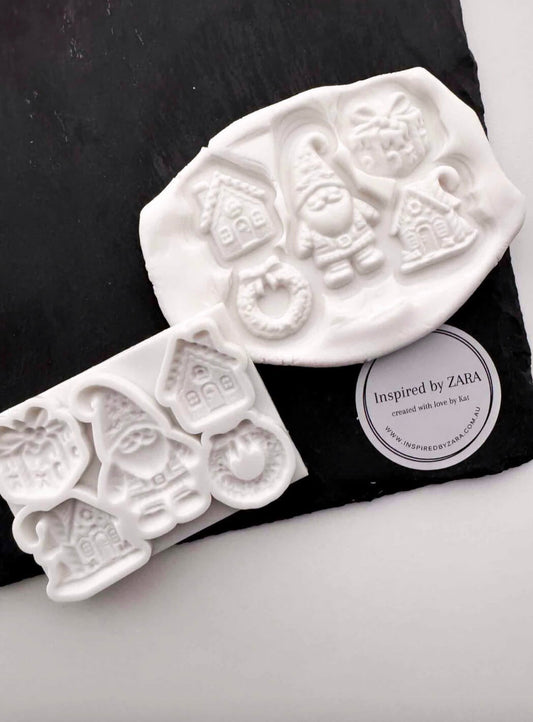 Gnome and Gingerbread House Silicone Mould