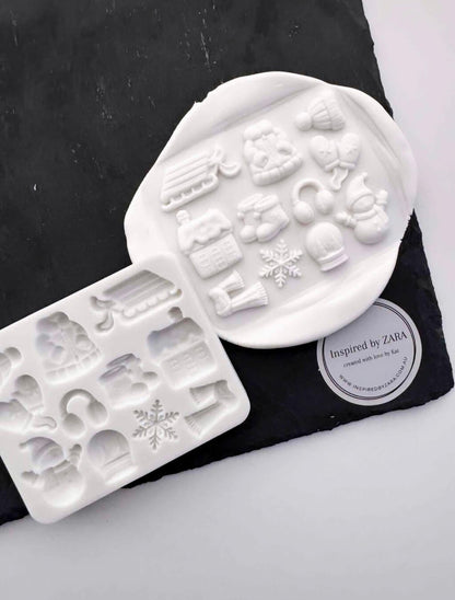 Winter Christmas Silicone Mould