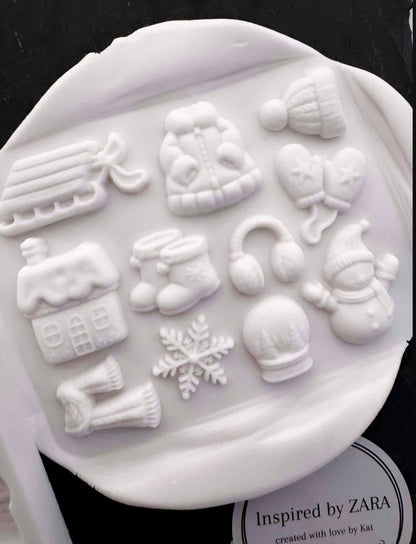 Winter Christmas Silicone Mould