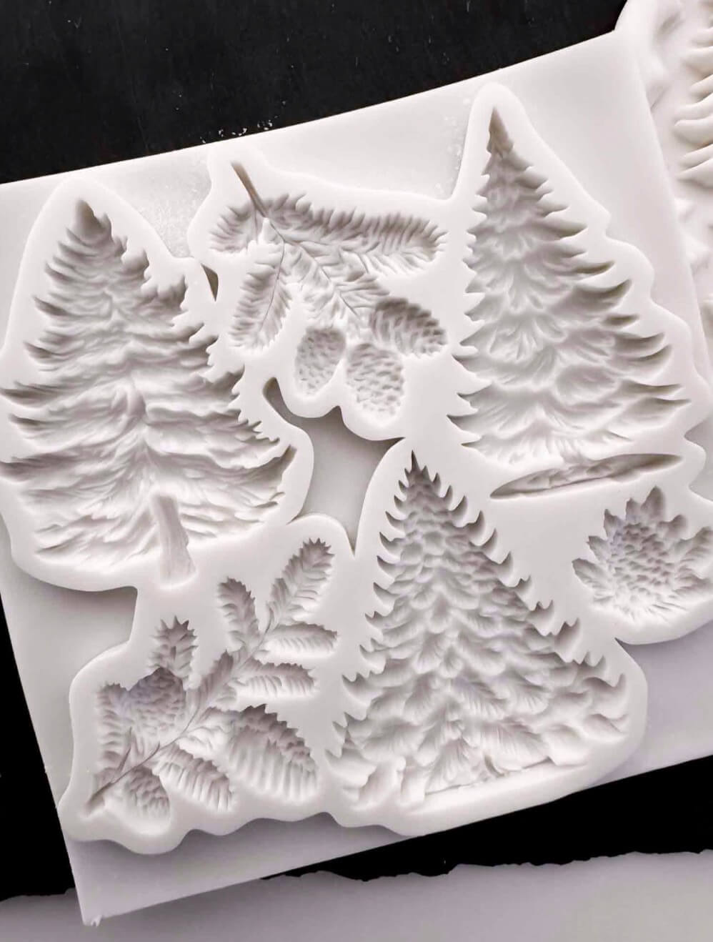 Pine Trees and Cones Silicone Mould