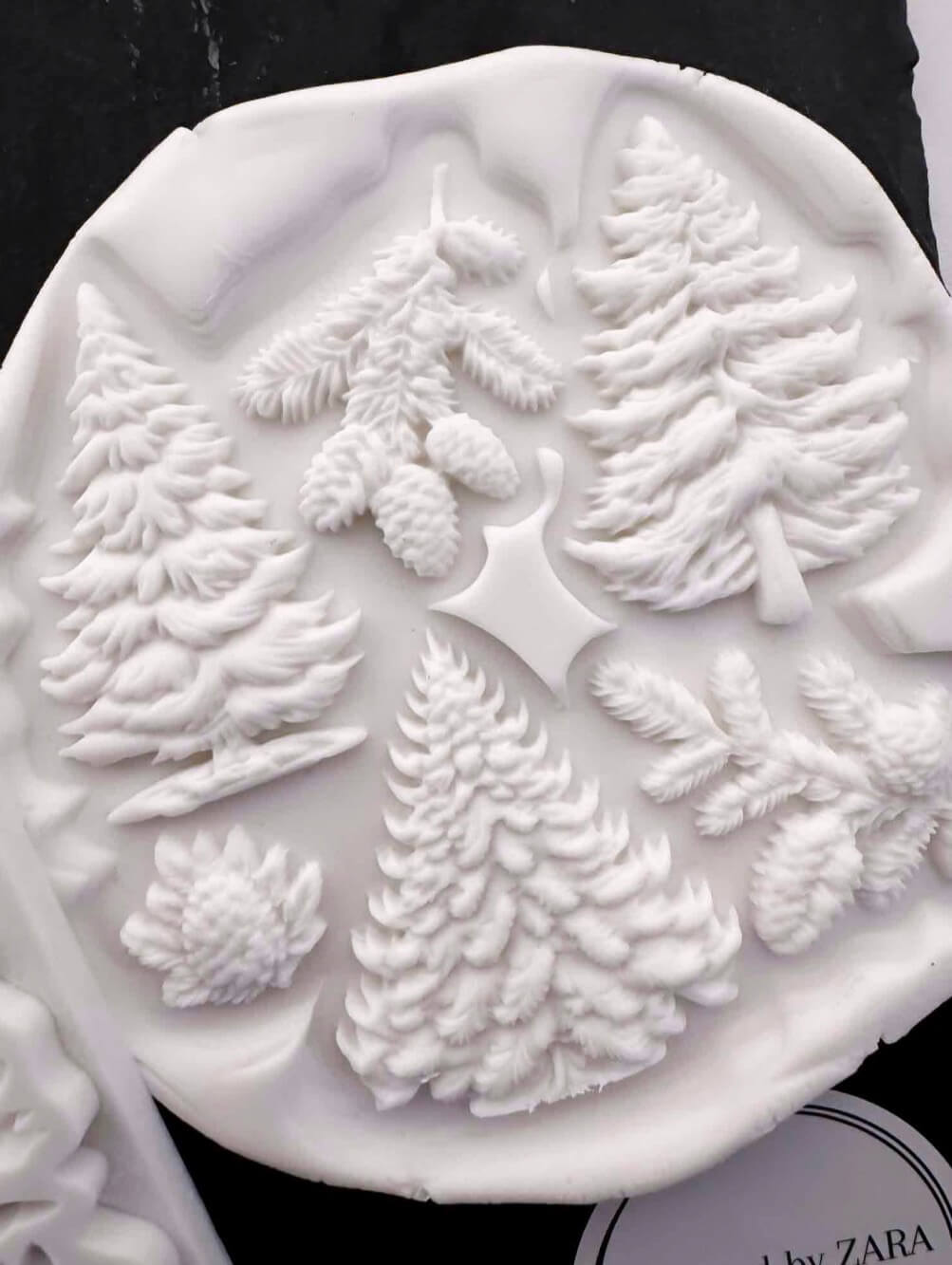 Pine Trees and Cones Silicone Mould