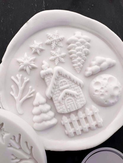 Snowy Christmas Silicone Mould