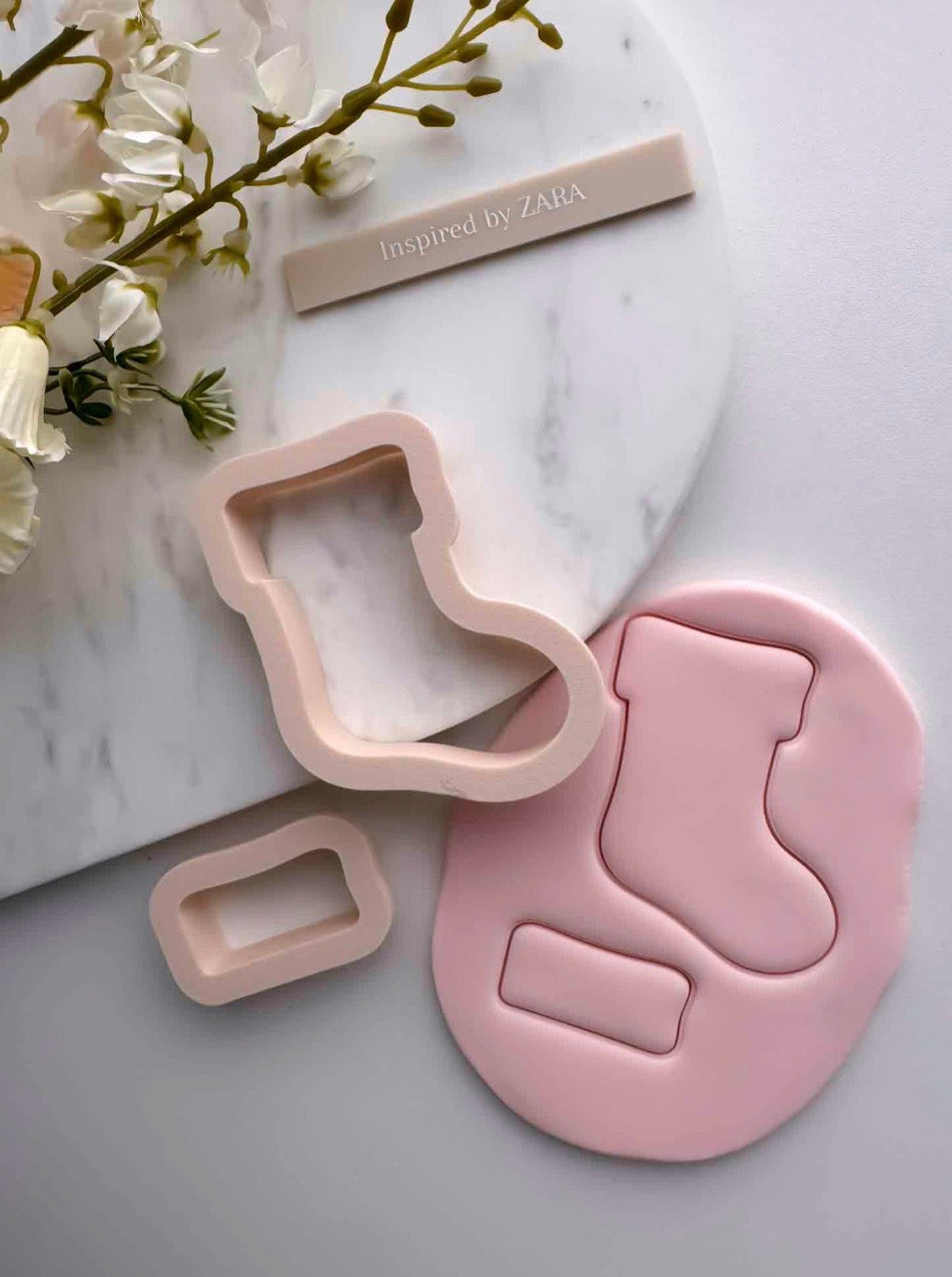 Stocking Cookie Cutter – 2-piece set