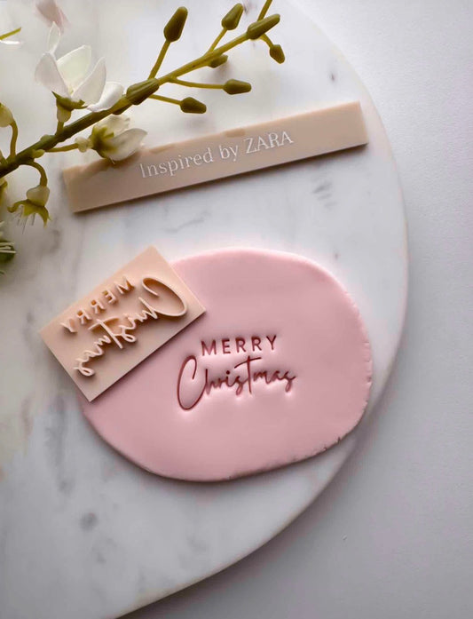 Merry Christmas Impression Stamp