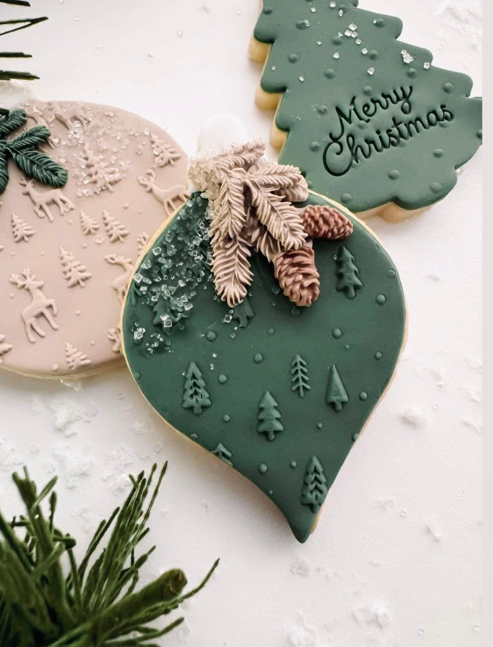 Acrylic Rolling Pin - Pine Trees