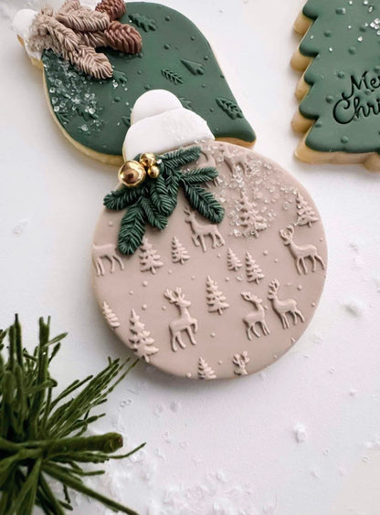 Acrylic Rolling Pin - Deers and Trees