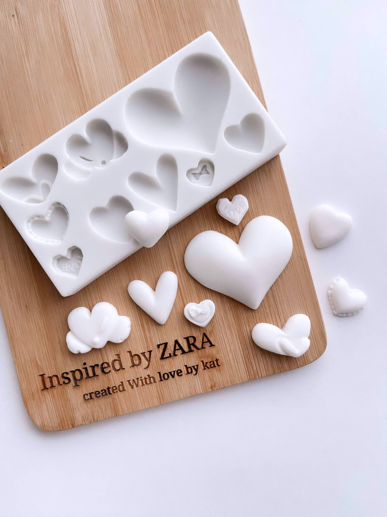 Assorted Hearts Silicone Mould