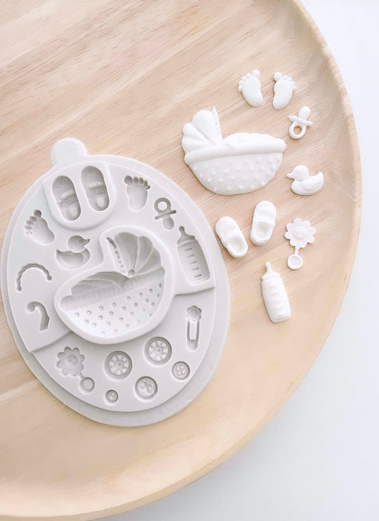 Assorted Baby Theme Silicone Mould