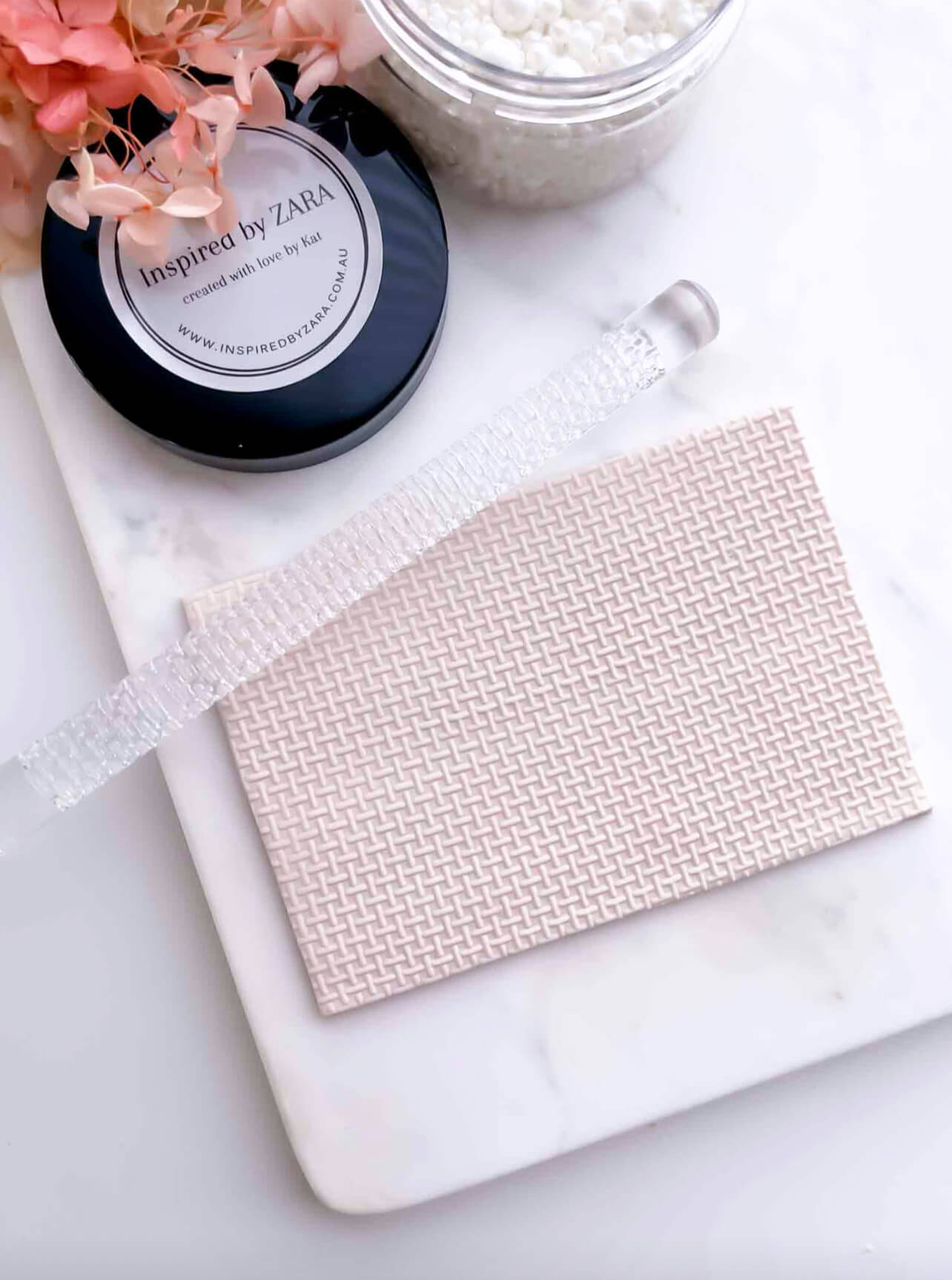 Acrylic Rolling Pin - Weave