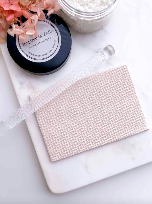Acrylic Rolling Pin - Weave