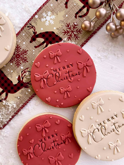 Acrylic Rolling Pin - Bows, Hearts and Polka Dots